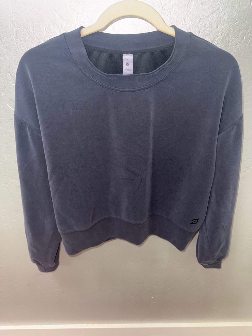 Lululemon x Peloton Charcoal Gray Pullover Sweatshirt